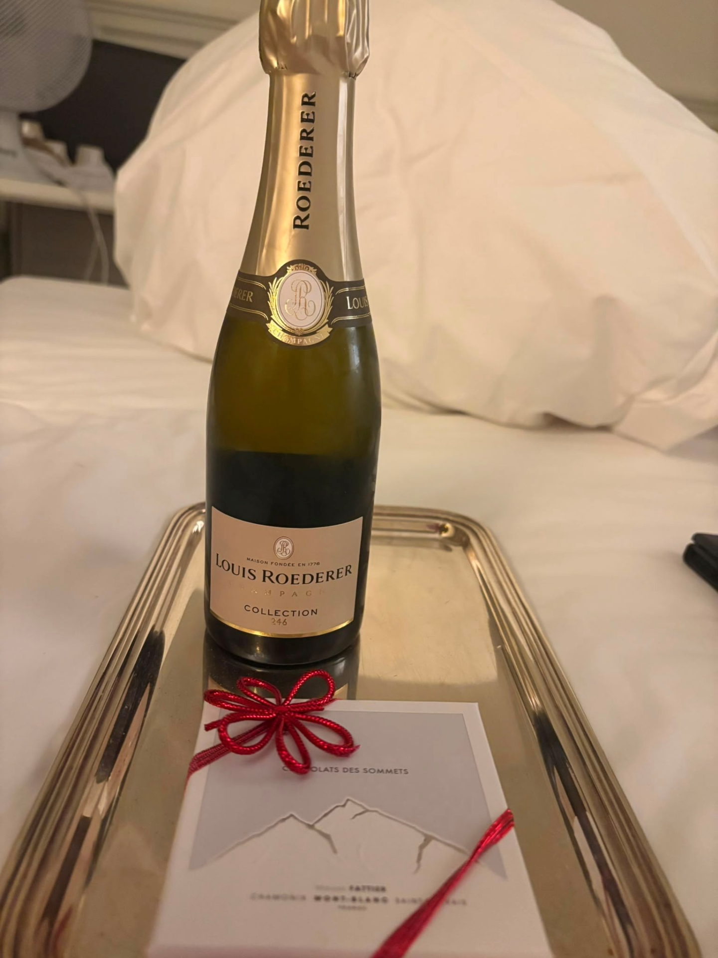 chocolats and champagne- escort gift